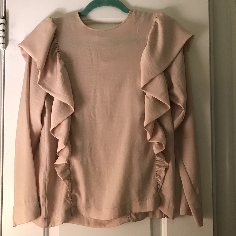 H&M pink blouse